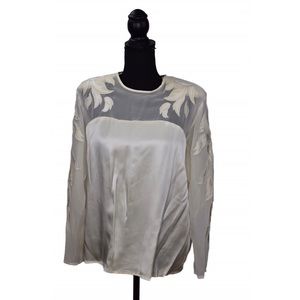 Bonnie Boerer 100% Silk Blouse - Sz L